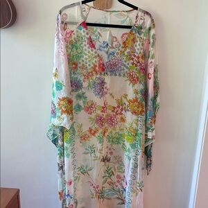 Johnny Was Floral Dress or Coverup